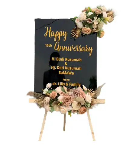 Papan Bunga Akrilik Gondrong