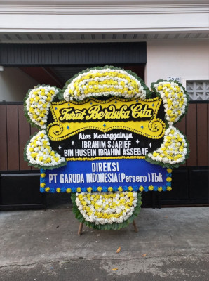 Papan Bunga Duka di Gondrong